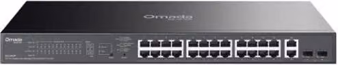 TP-Link ES228GP Switch di Rete Gestito L2 Gigabit Ethernet con Supporto PoE, Nero