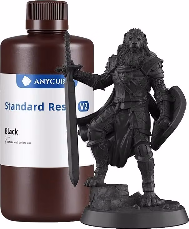 ANYCUBIC standard in resina V2, volume 10 kg, alta resistenza e durata, 10kg-nero