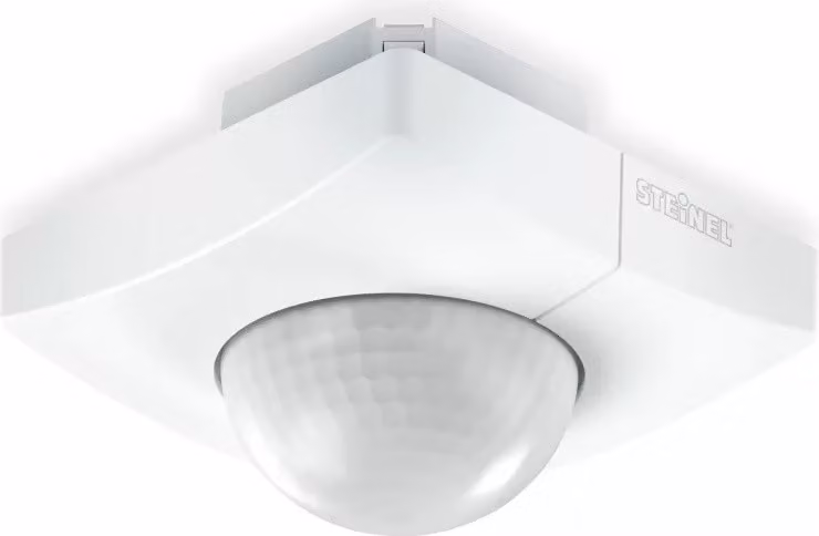 Rilevatore di presenza Steinel a infrarossi passivi, da incasso, IP20, portata 360° max: Ø 40 m (1257 m²) 057244
