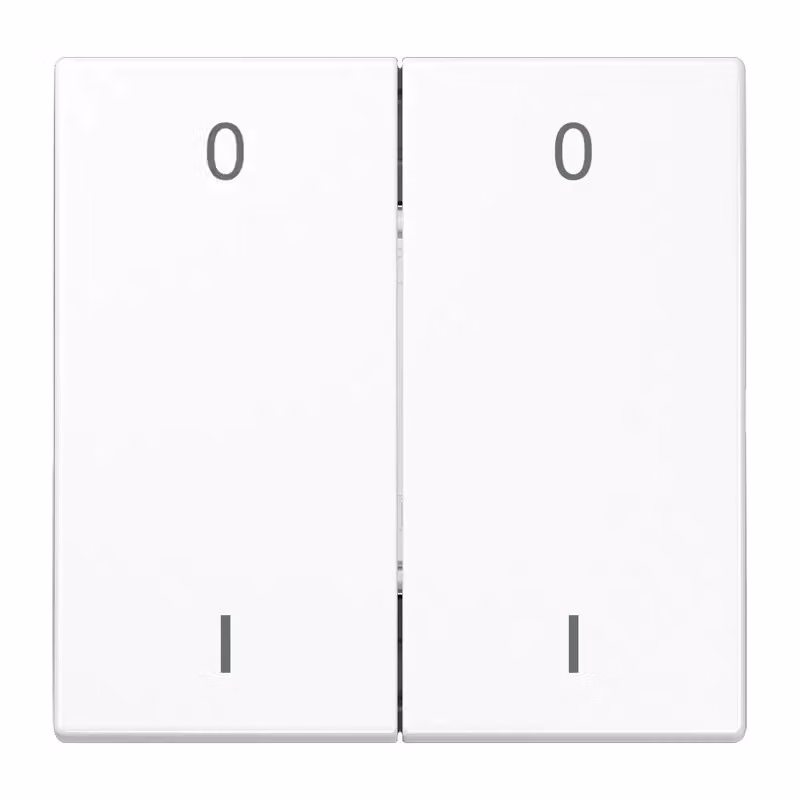 Jung ENOLS995-01WW Trasmettitore da parete wireless EnOcean con simboli 0 I bianco alpino