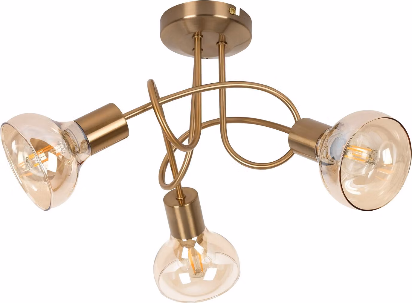 Rabalux Golden lampada da soffitto Holly per lampadina 3x E14 5548
