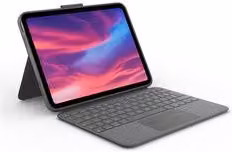 Custodia con tastiera Logitech Combo Touch per iPad 10.9 pollici, colore Oxford Grey