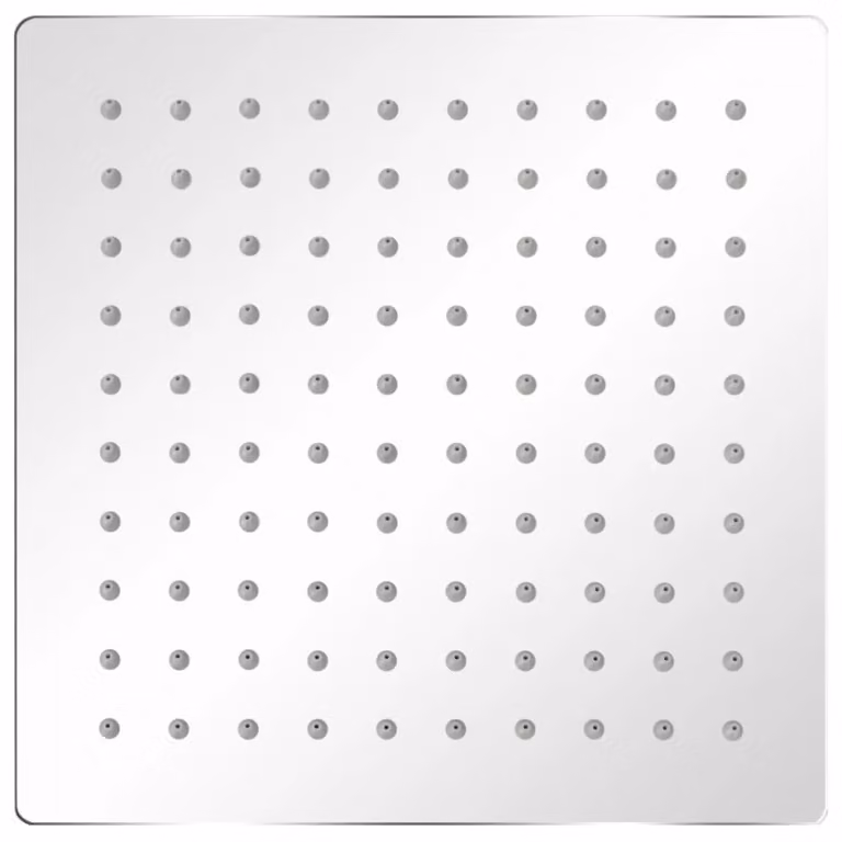 Testa Doccia a Pioggia in Acciaio Inossidabile 20x20cm Quadrata
