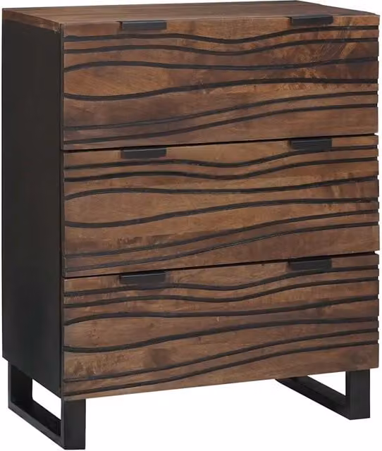 Credenza Buffet Marrone in Legno di Mango vidaXL L: 60 cm, P: 33.5 cm, H: 75 cm