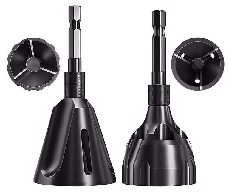Solidchoice - Set di 2 utensili per la rimozione delle bave, adatti per tubi filettati in metallo