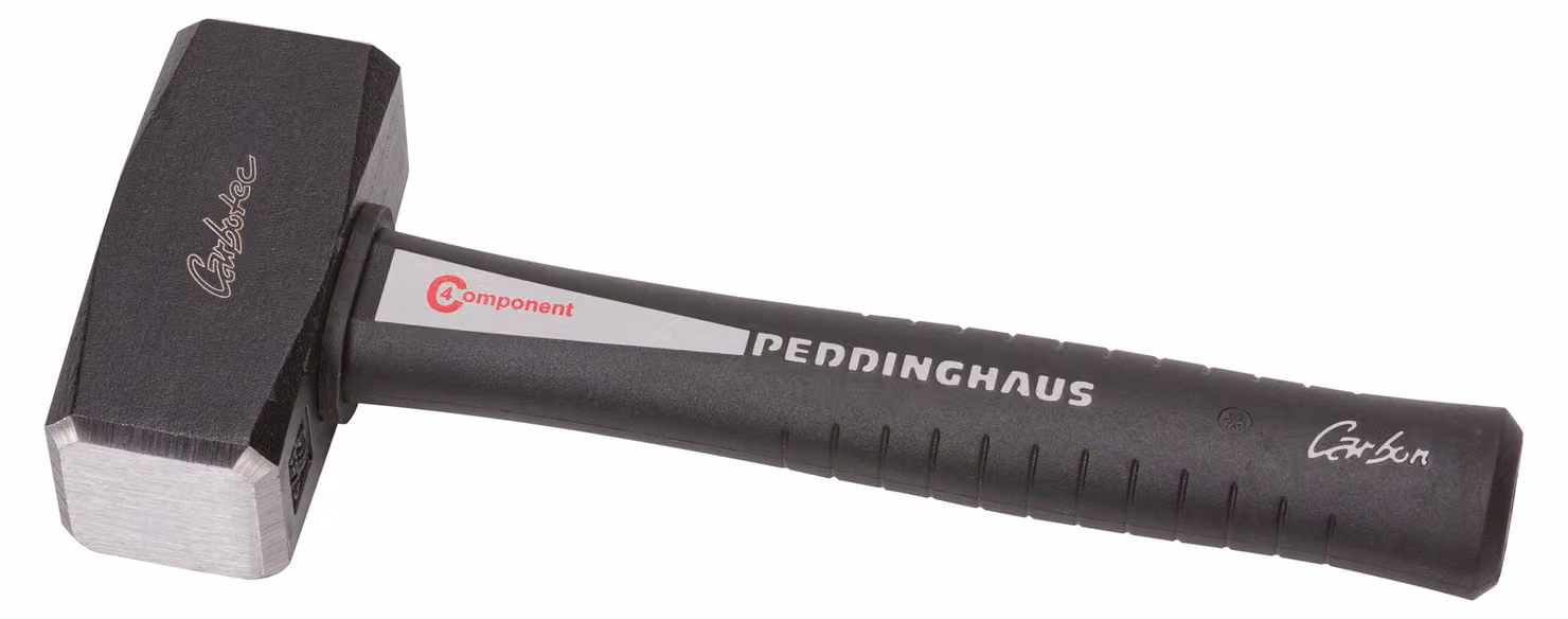 PEDDINGHAUS, martello "Carbotec" da 2.000 g con manico Carbotec 4-K, conforme alla norma DIN 6475
