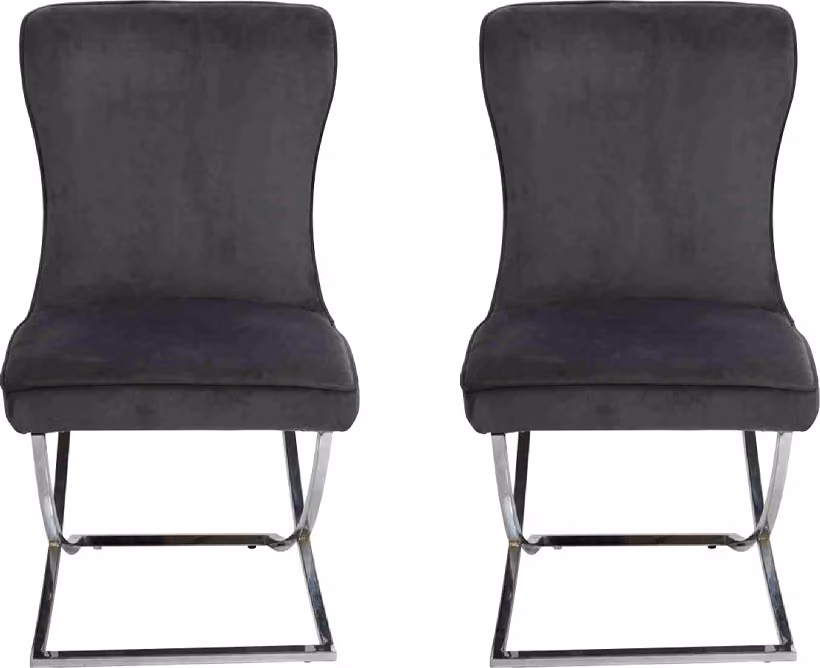 Designer 2x Stühle Luxus Chesterfield Polster Stühle Sessel Wohn Ess Zimmer