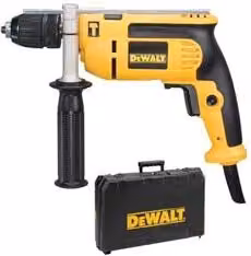 Trapano a percussione DeWalt con mandrino autoserrante da 13 mm, modello DWD024KS Qs, giallo