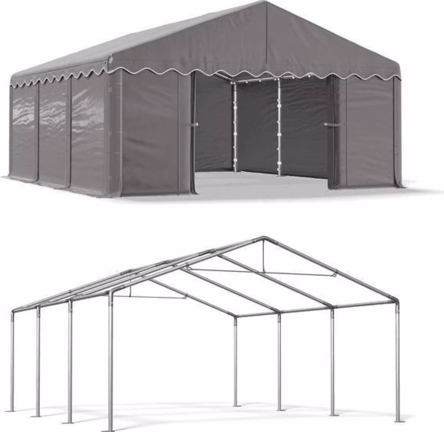 Tenda del magazzino estivo 4x6 Grigio SUMMER MPE