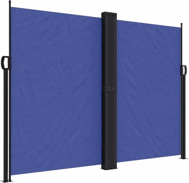 Tenda da sole laterale retrattile DESIGN IN in poliestere e acciaio, colore blu, L: 1000 cm, H: 180 cm