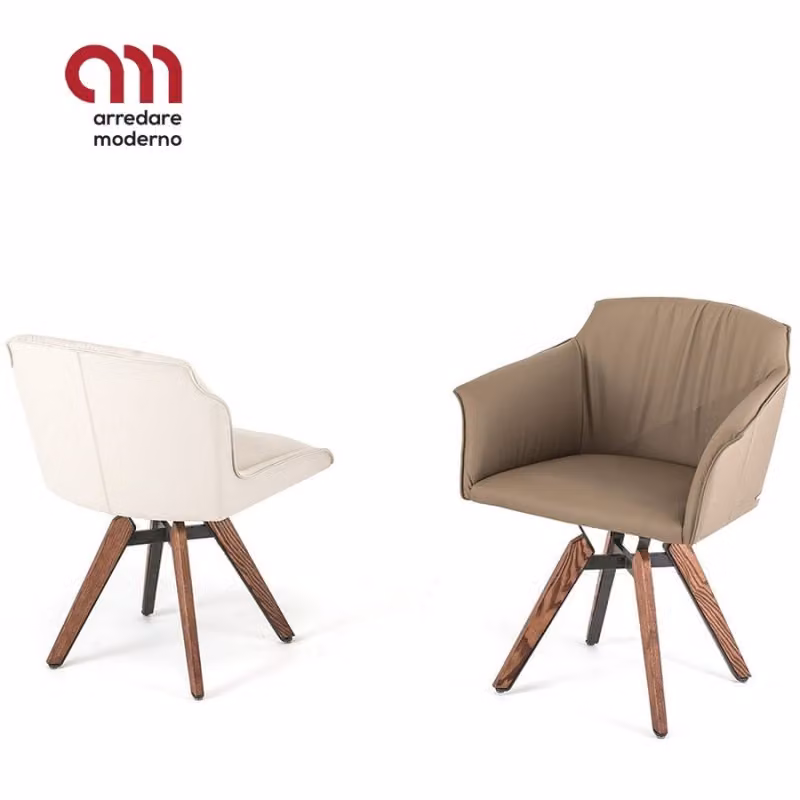Sedia Tyler Cattelan Italia con braccioli