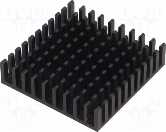 1 radiatore: stampato, altezza: 10 mm, lunghezza: 40 mm, larghezza: 40 mm, colore nero, alluminio, ICK, BGA 40 x 40 x