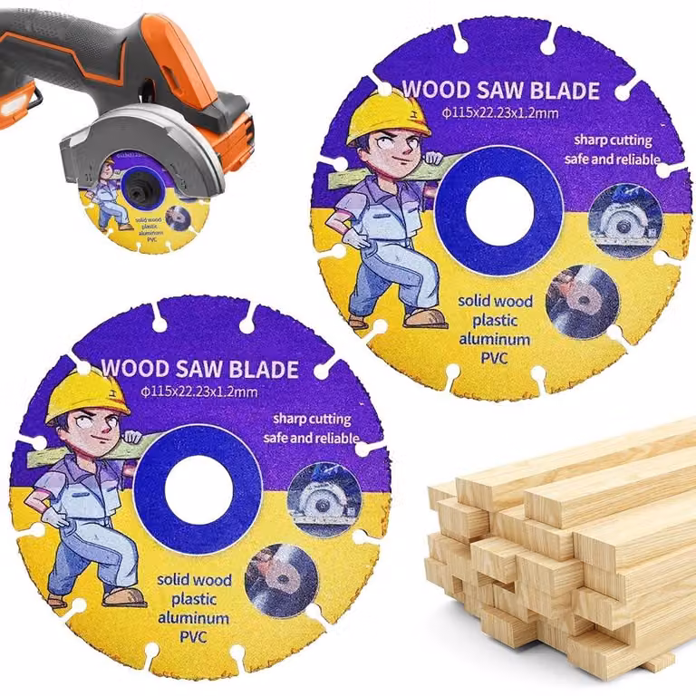 Set di 2 catene di taglio da 115 mm per smerigliatrice angolare