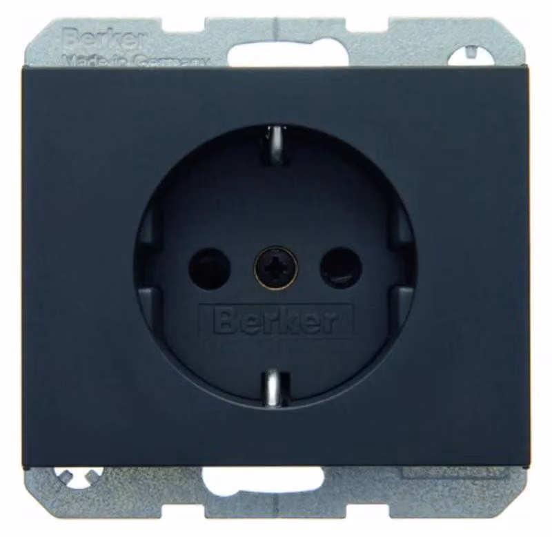 Berker 41357006 Presa SCHUKO antracite, opaca Berker K.1