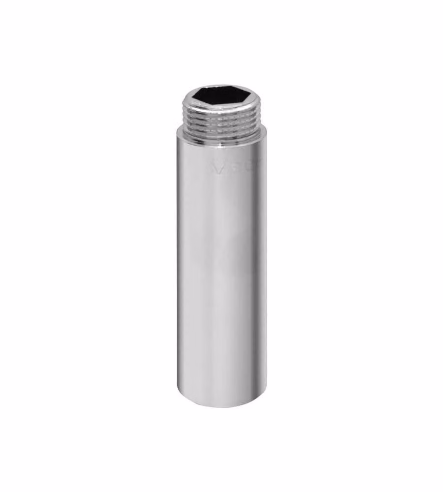 Raccordo Nipple Idro Bric in Ottone Cromato 1/2" x 20mm – 2