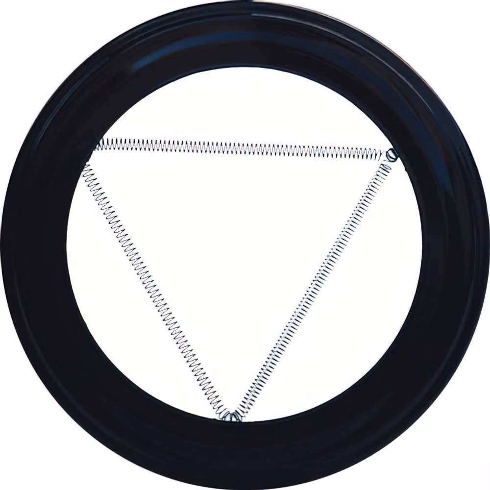 Coperchio decorativo nero per piano cottura 150 mm.