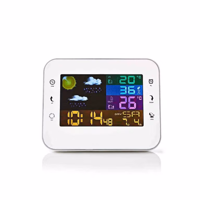 Stazione meteorologica wireless con schermo lcd a colori Nedis WEST402WT