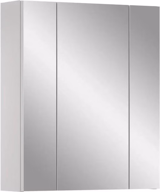 Mobile contenitore con specchi – Bianco lucido – KLEANKIN