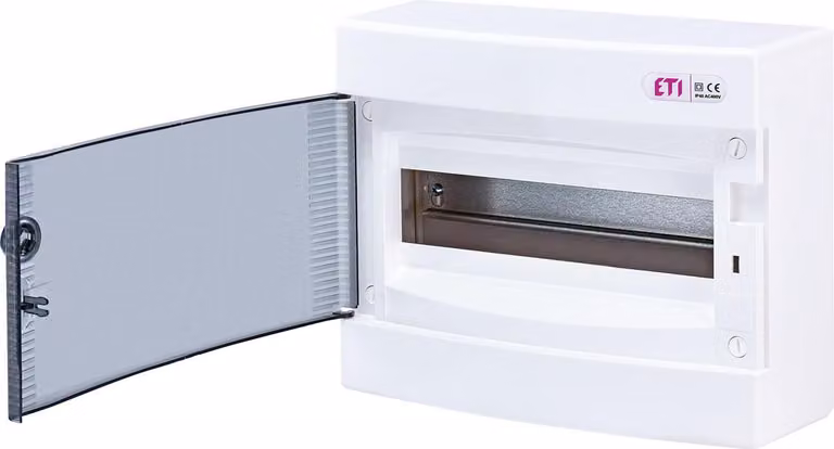 Distributore esterno 12 moduli IP40 porta trasparente ECT12PT