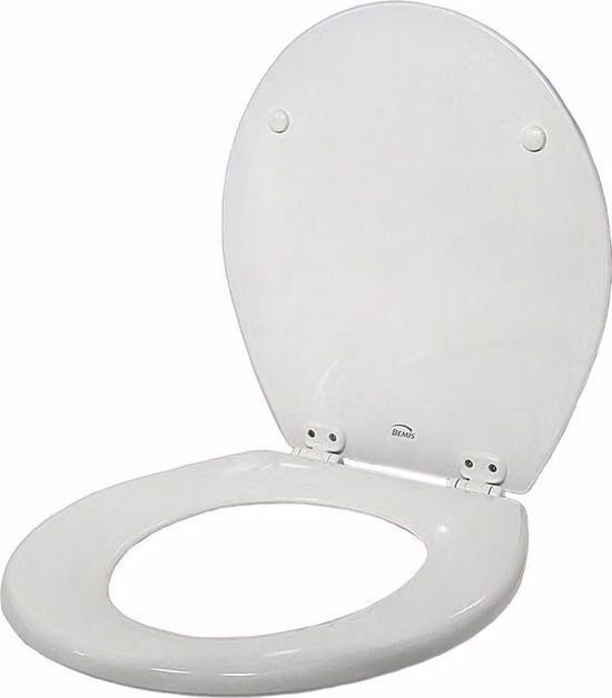 Jabsco 58104-1000 Sedile per WC con coperchio per WC con sciacquone Deluxe