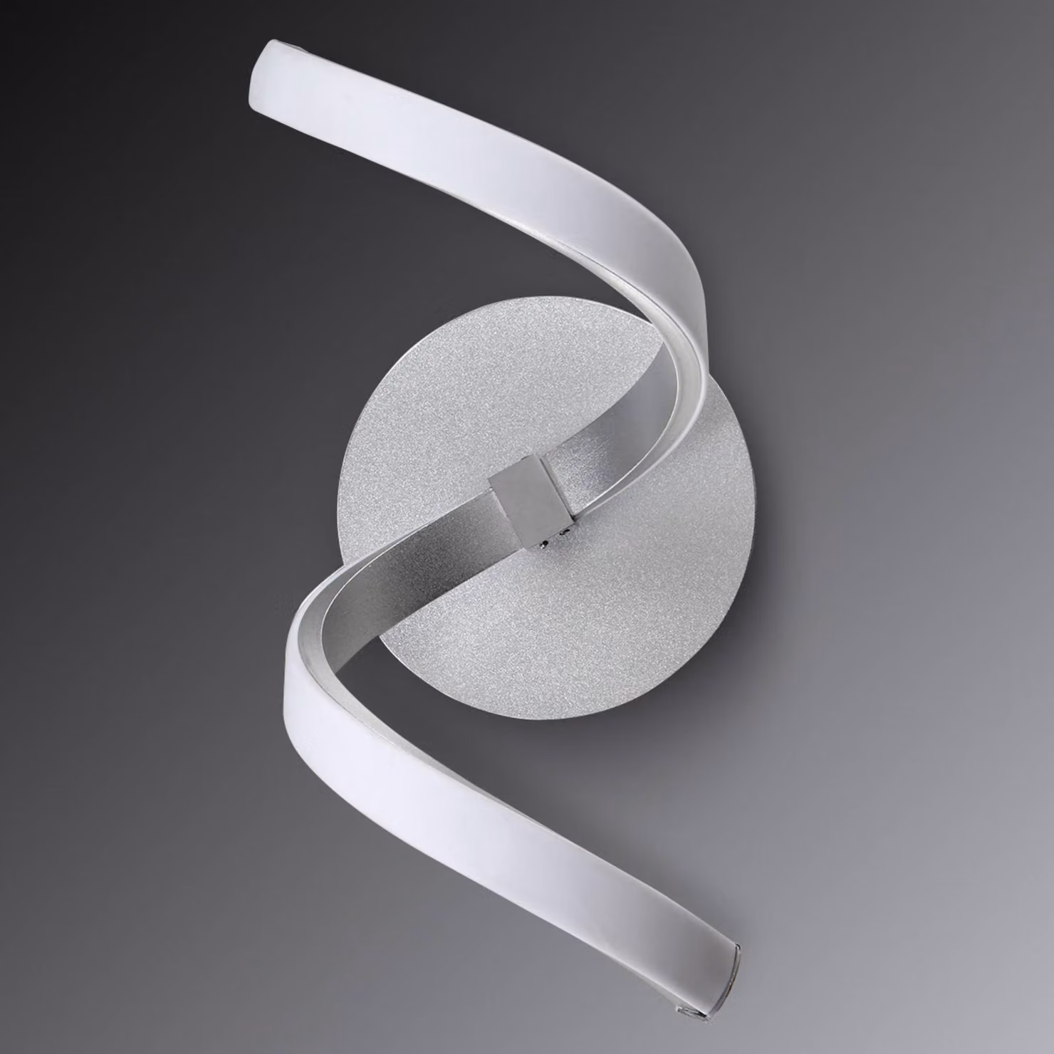 Mantra Iluminación Applique da parete a LED Nur, Cromo / Argento, Soggiorno / Sala da pranzo, Plastica, Moderno, Applique a LED