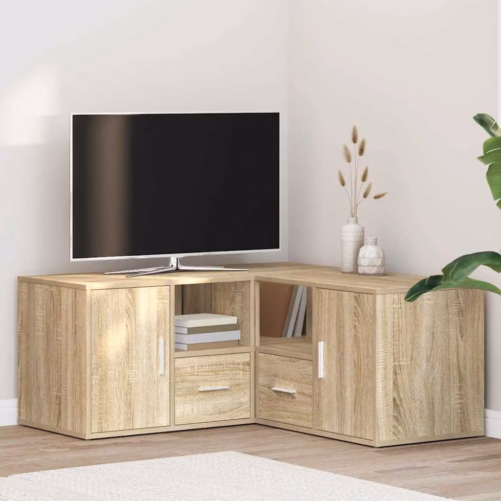 Mobile Angolare vidaXL in Rovere Sonoma Marrone L: 160 cm, P: 40 cm, H: 45 cm – 1
