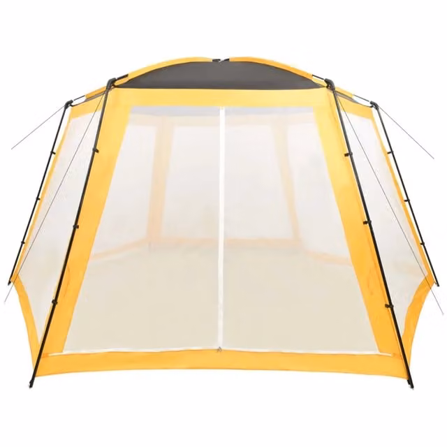 Tenda per piscina VIDAXL in tessuto giallo L: 590 cm, P: 520 cm, H: 250 cm