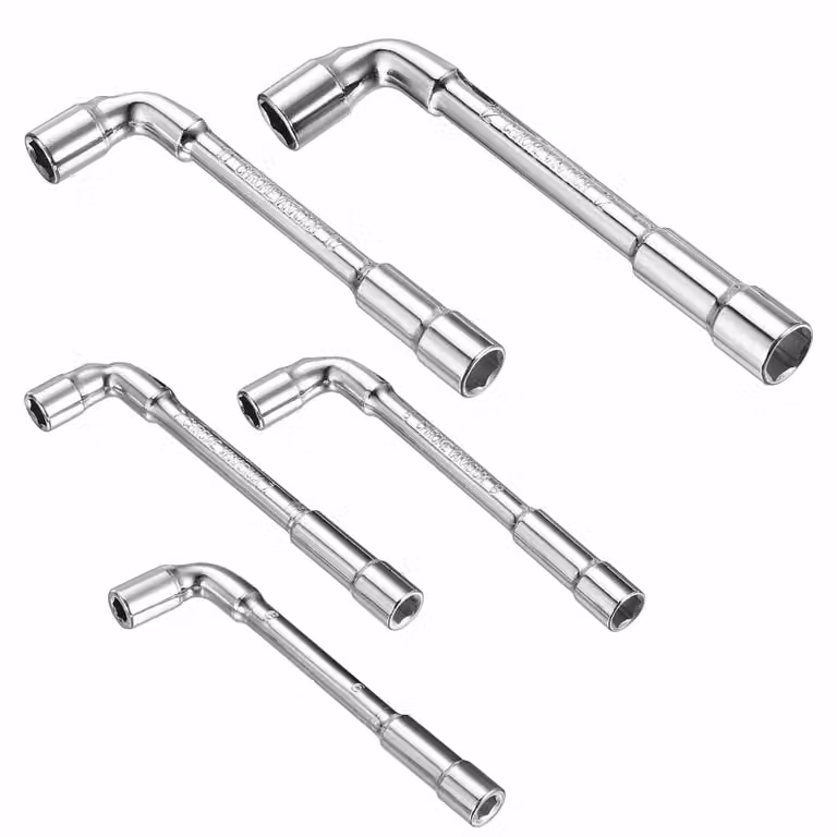 Set di chiavi a T per candele - 5 pezzi - misure metriche da 6 mm a 12 mm - modello 088