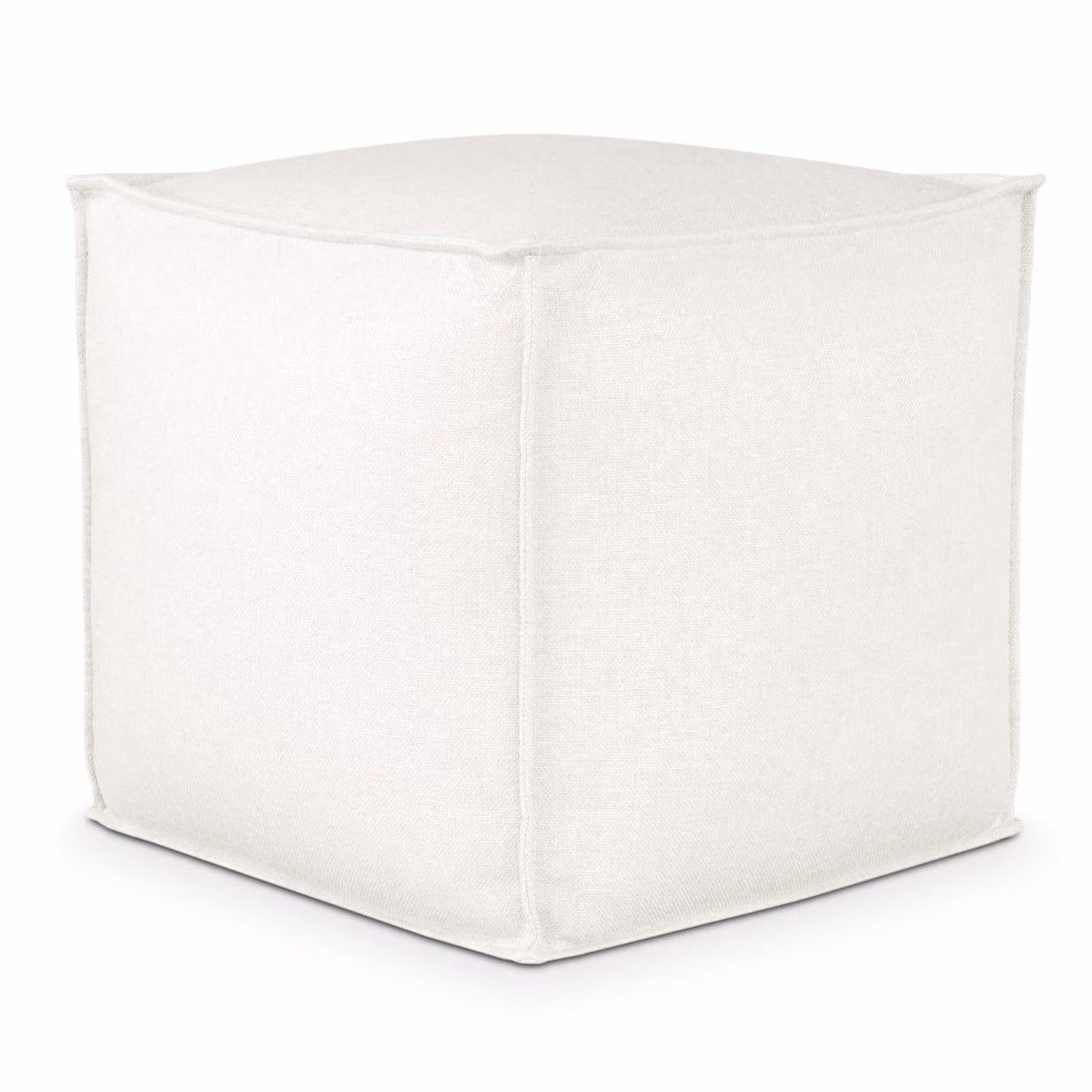 POUF QUADRATO PIUMA 100x100 cm Beige
