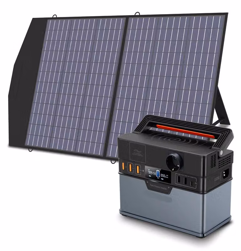 Centralina portatile – Fonte di energia mobile – Batteria solare – Batteria da 288 Wh – Uscita a onda sinusoidale pura