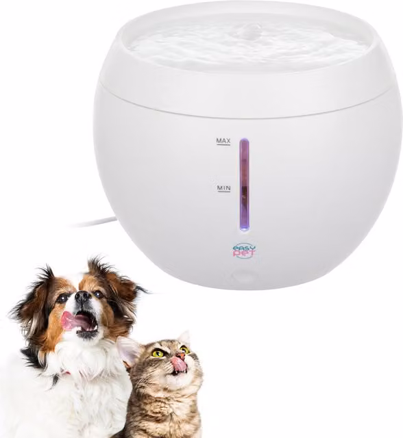 Fontanella per gatti Easy Pet Kasanova bianca da 2 L in plastica