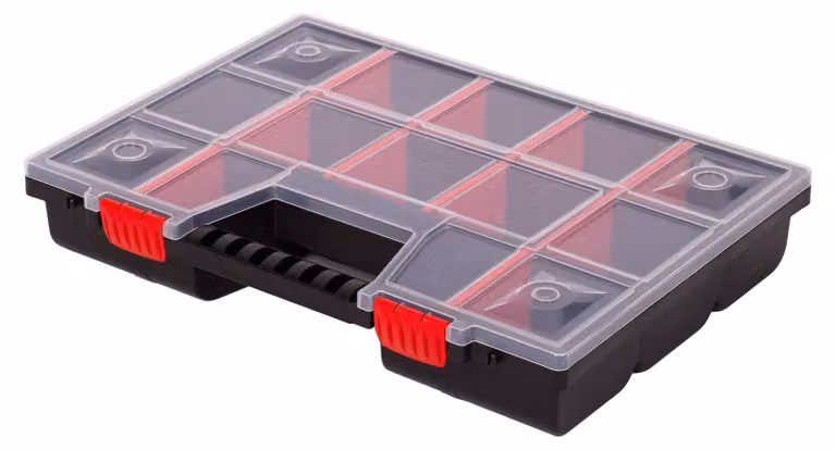 Elzusha - Scatola organizer per accessori con scomparti regolabili