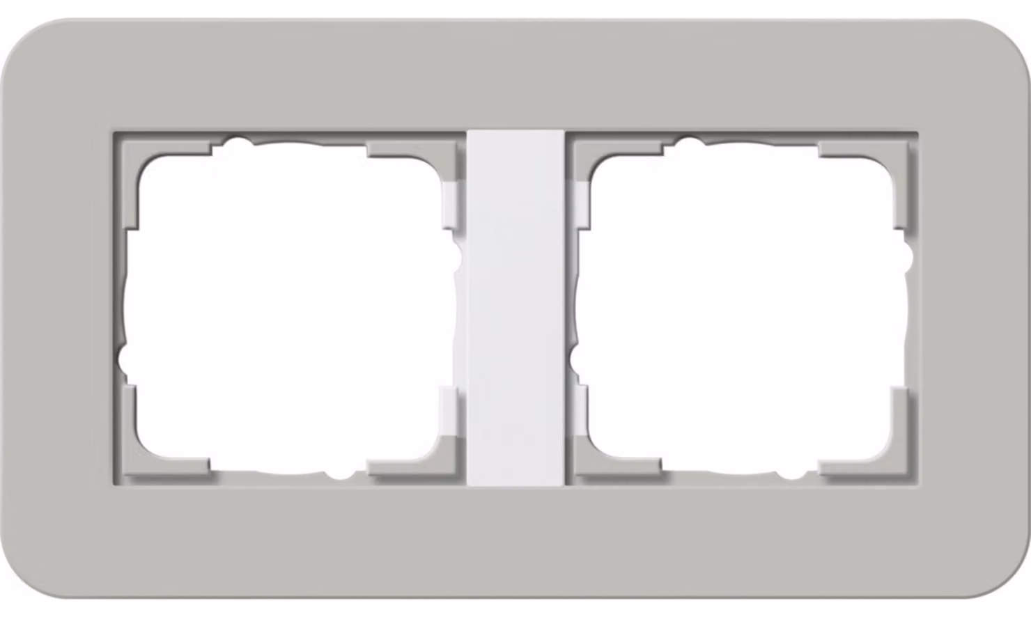 GIRA 0212412 Colore del prodotto: Grigio, Bianco, Compatibilità marca: GIRA, Tipo di superficie: Lucido (0212412)