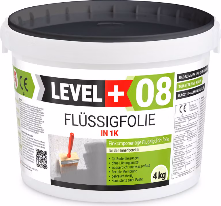 Pellicola sigillante liquida 4kg Bagno Doccia Cucina Impermeabilizzazione interna LEVEL+ RM08