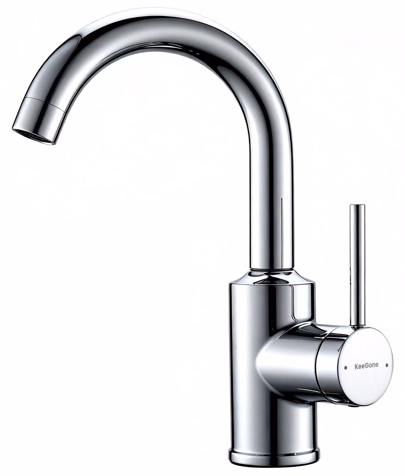 Miscelatore per lavabo, rubinetto girevole, bagno, con acqua calda e fredda