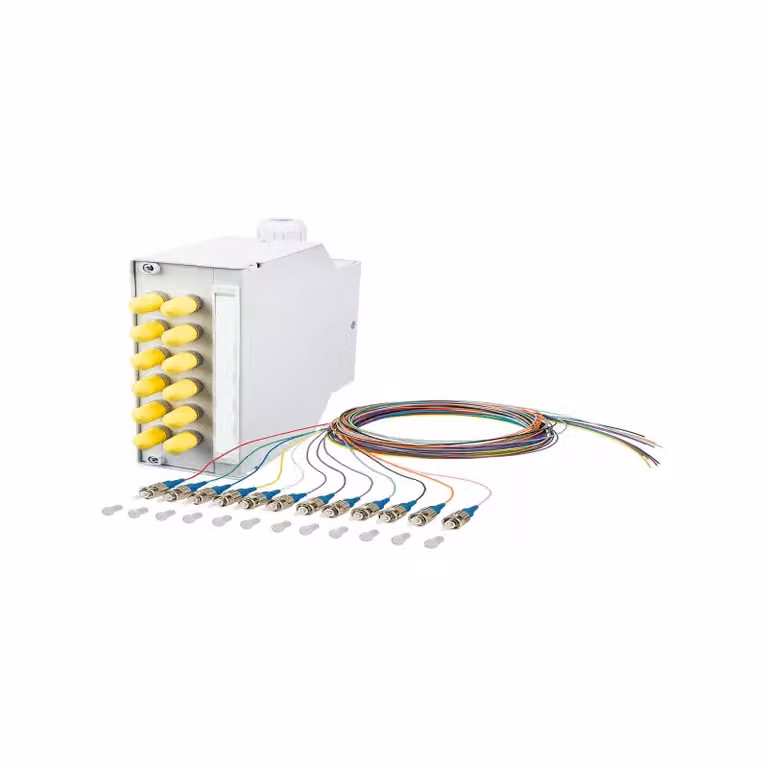 Metz Connect OpDAT REGpro Blister 12xST-S (metallo), OS2, bianco puro RAL 9010 15024A901120E