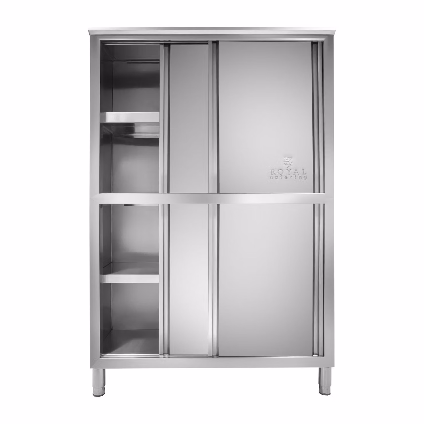 Expondo Royal Catering Armadio per stoviglie in acciaio inox - 120 cm