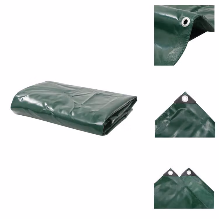 telone vidaXL 650 g/m² 1,5 x 6 m verde - Teloni
