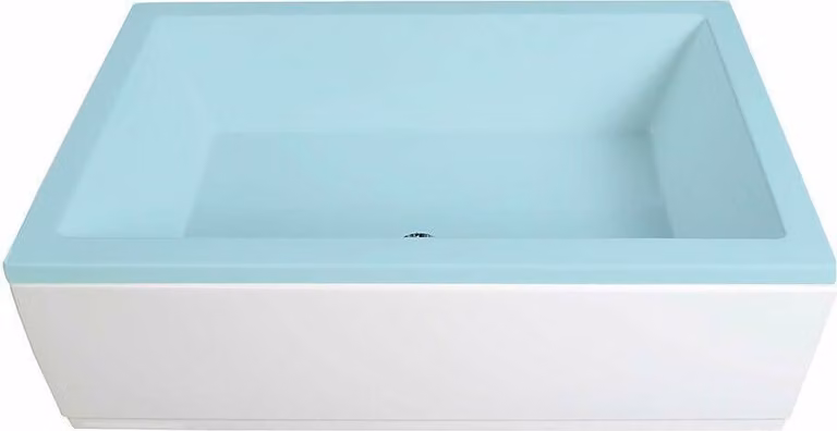 Polysan Deep Plain - Pannello frontale Nika 1400x360 mm, bianco 72957