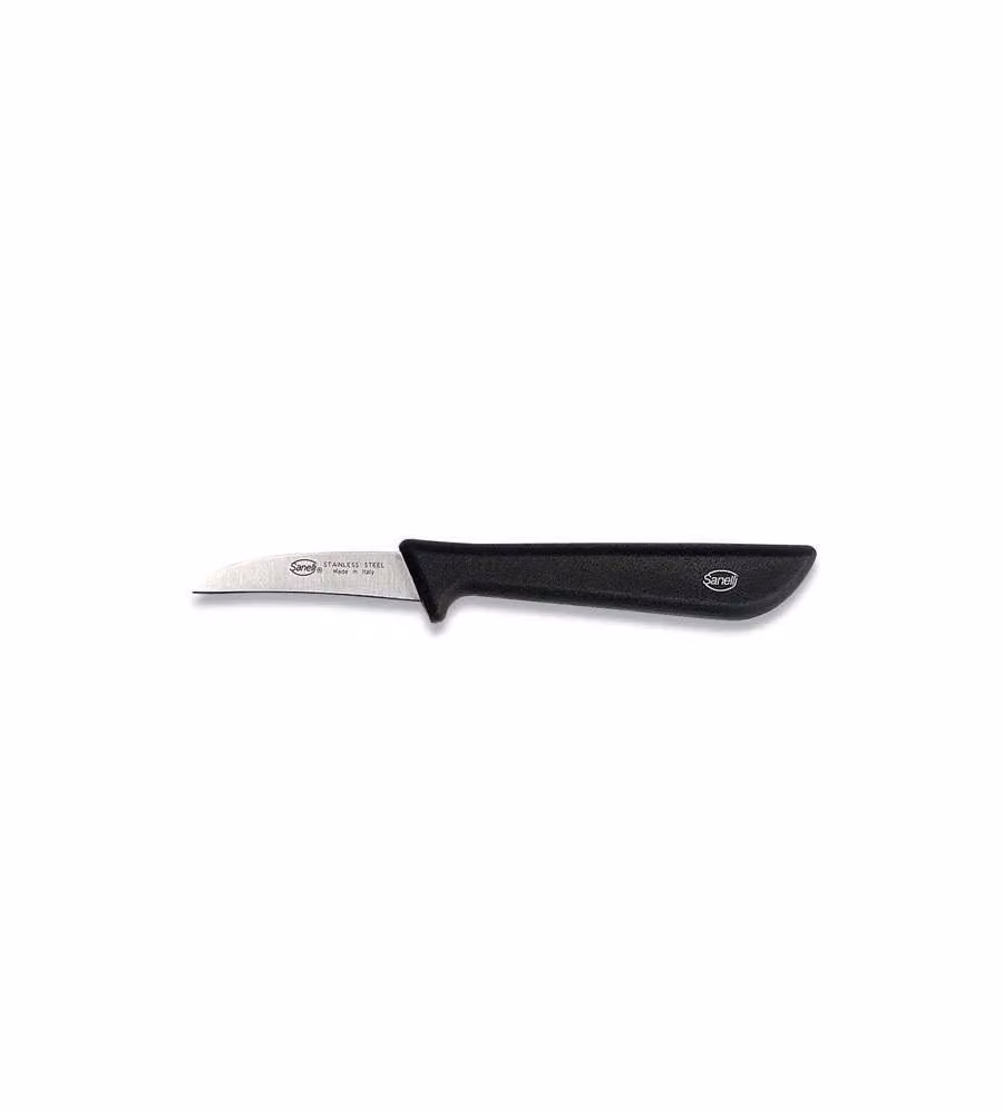 Coltello da cucina Sanelli Skin paring knife in acciaio inox con manico nero e cromo, lama 6 cm – 1