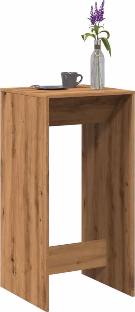 Maison Exclusive - Tavolo da bar in rovere artigianale 51x50x103,5 cm Materiale ligneo
