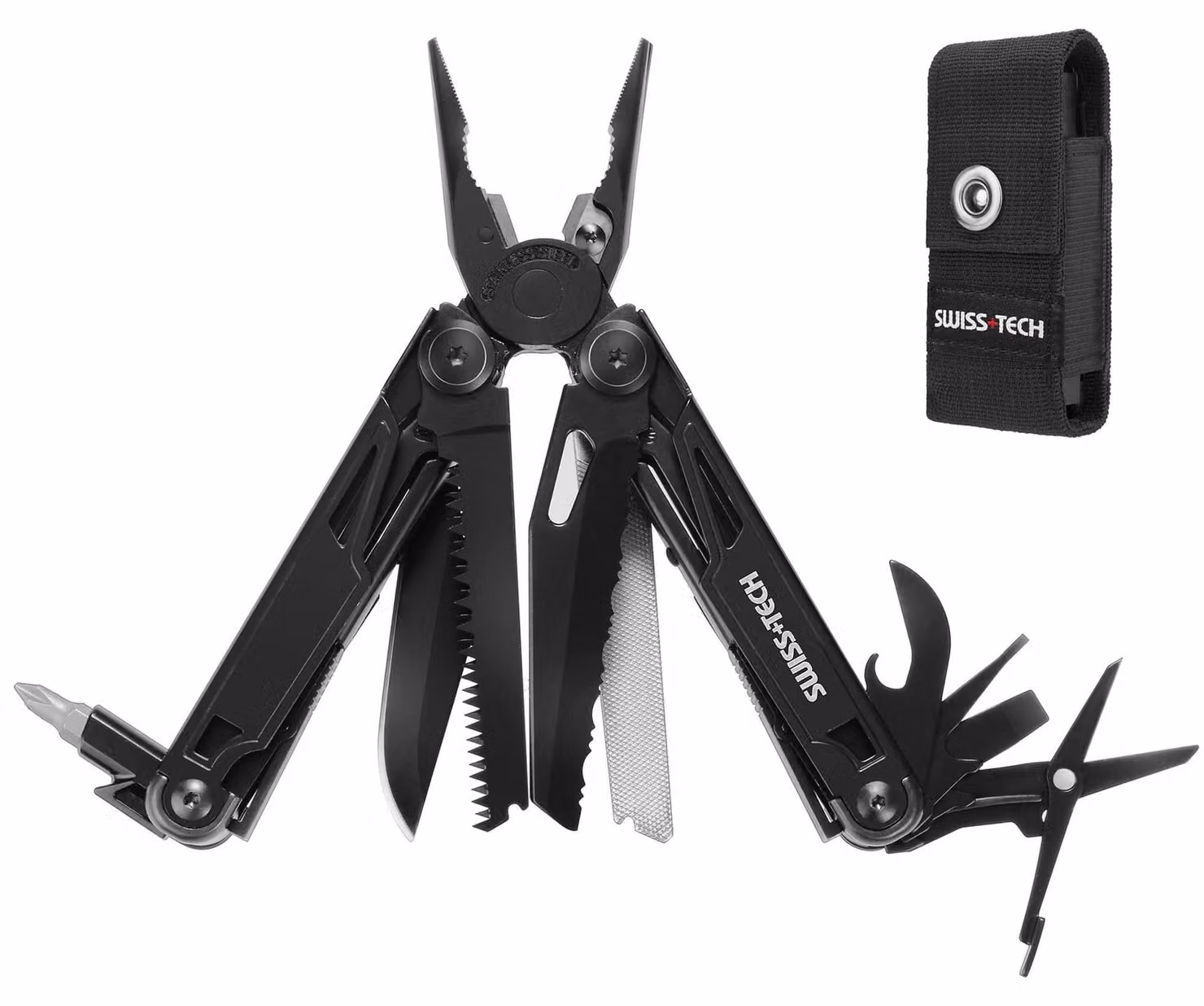 Strumento multifunzione 16-in-1 con pinza pieghevole