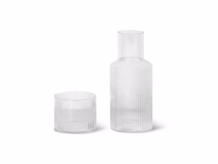 Ripple Set Caraffa - Trasparente
