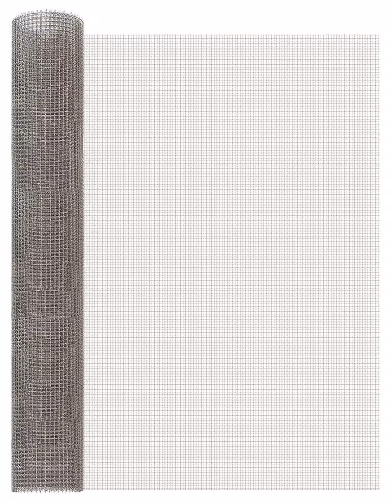 Schermo a rete, dimensioni 80 x 500 cm, maglia 3, acciaio inossidabile 201