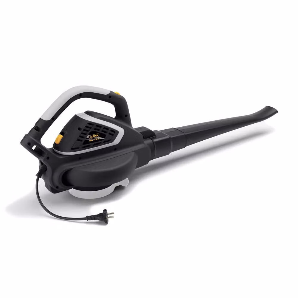 Soffiatore Aspiratore Elettrico Alpina ALB 26 E con Funzione Mulching per Tritare le Foglie, Nero – 2