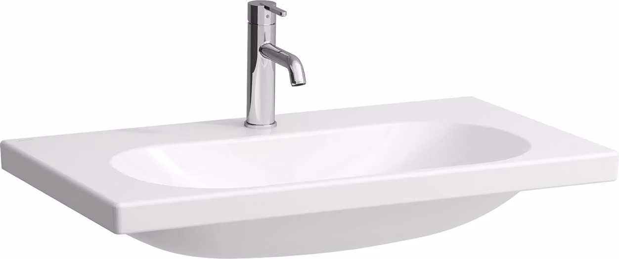 LAUFEN LUA lavabo, 1 trou pour robinet, sans trop-plein, 800x460mm, H8100870001561, H8100870001561