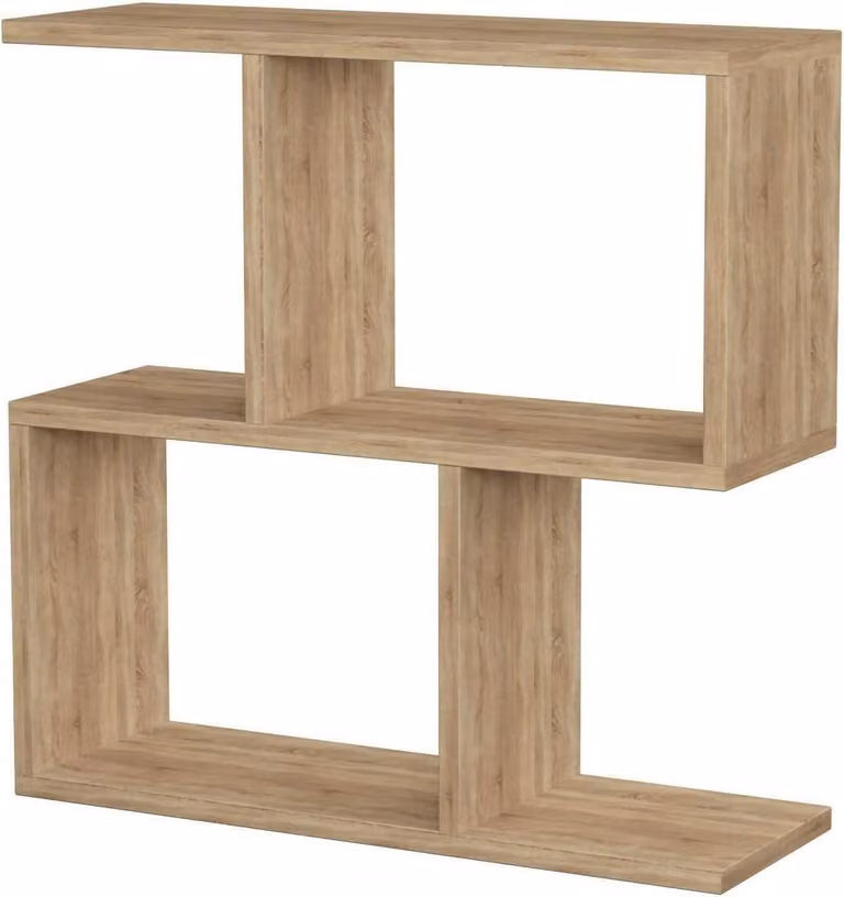 Dmora - Tavolino da soggiorno Polyh, tavolino basso, scaffale per caffè, tavolino da divano