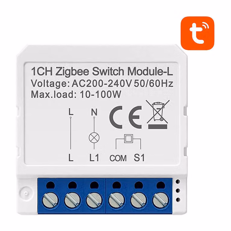 Avatto Lzwsm16-W1 Interruttore di giunzione intelligente Zigbee senza neutro Tuy