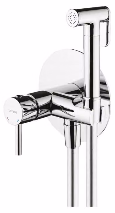 OLTENS: Kit per bidet sospeso con miscelatore e doccetta manuale