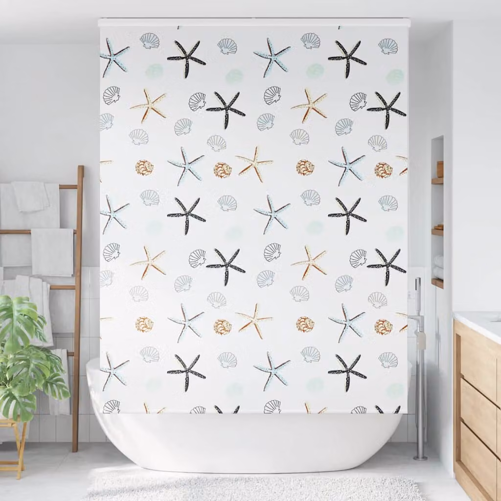 vidaXL Tenda a Rullo Doccia Cassonetto 150x240 cm Larghezza Tessuto